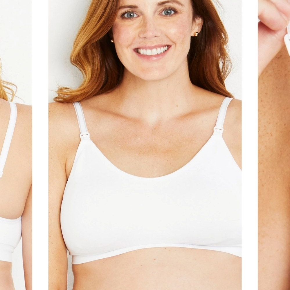 SEAMLESS CLIP DOWN MATERNITY AND NURSING BRALETTE
